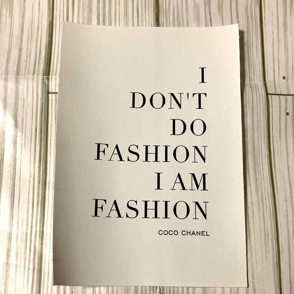 Canvas fashion wall art modern posters 4x6 inches